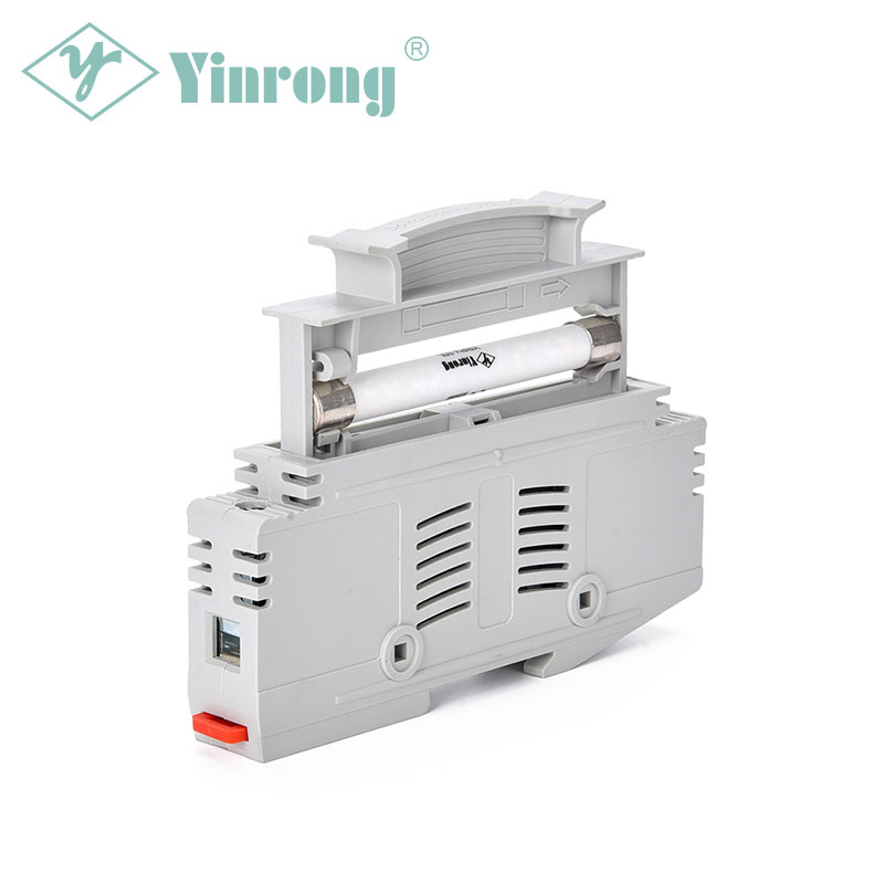Portafusibile per guida DIN solare fotovoltaico 1000 V CC 30 A 10 × 85 mm