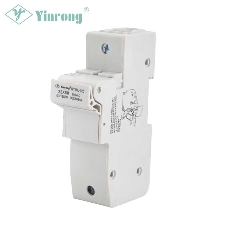 Portafusibili su guida DIN 500VAC 125A 22×58mm