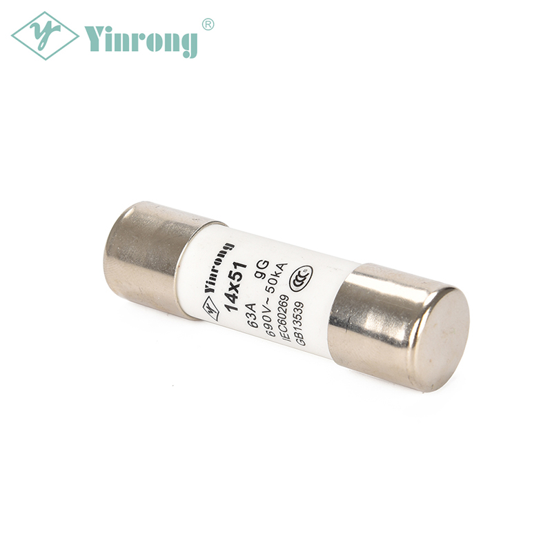 Fusibile cilindrico HRC da 500 V CA 63 A 14 × 51 mm